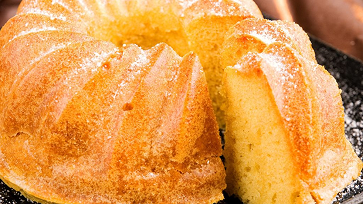 Bolo de Baunilha