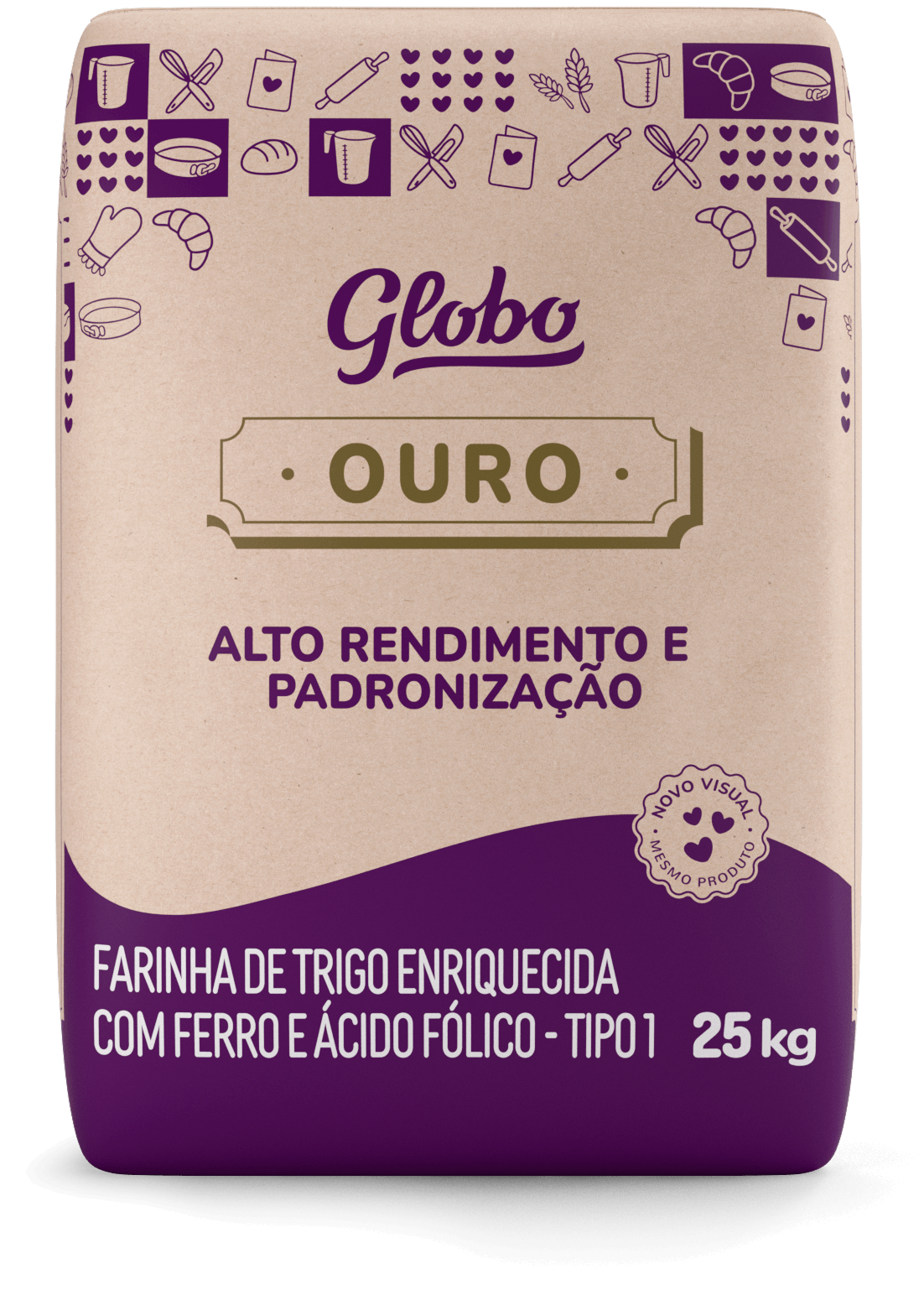 Farinha de Trigo Globo Ouro Profissional 25 kg