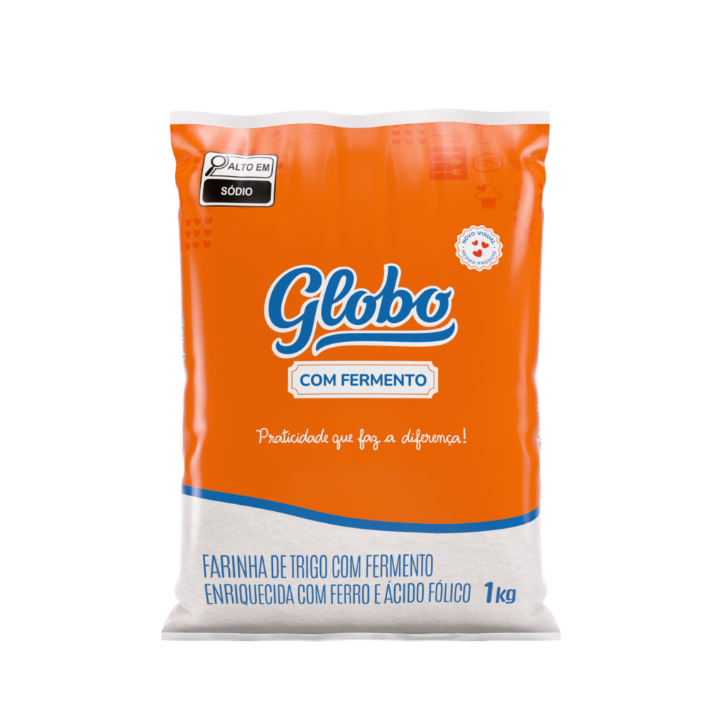Farinha de Trigo Globo com Fermento